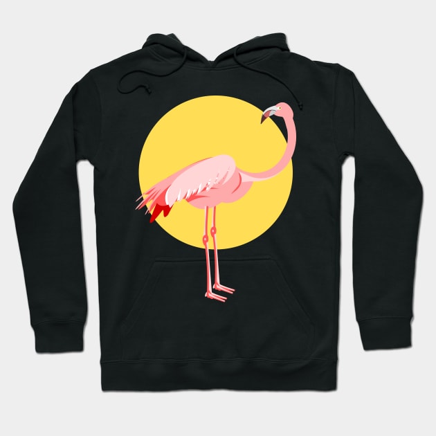 Pink Flamingo Hoodie by mailboxdisco